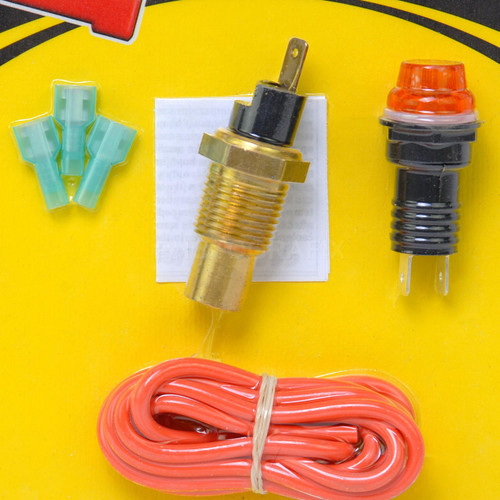Longacre Racing 40150 Gagelite Warning Light Kit 230° Water Temp 1/2" NPT