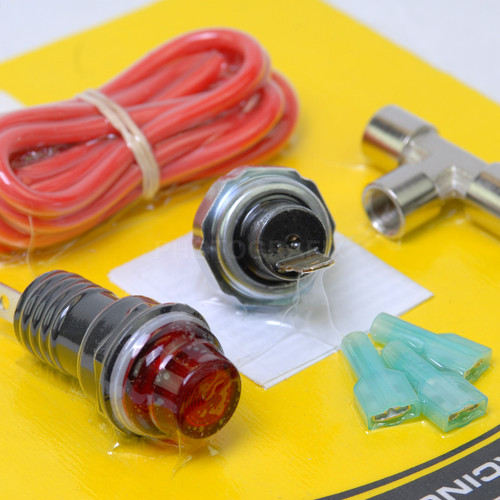 Longacre Gagelites Warning Light Kit - 20Psi 1/8 Npt Oil Pressure