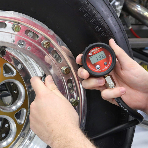 Longacre 53006 Digital Tire Air Pressure Gauge 0-60 PSI Go Kart Racing Tires Min
