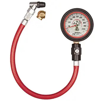 Longacre Deluxe 2-1/2" Tire Gauge - 0-100Psi By 1 Lb