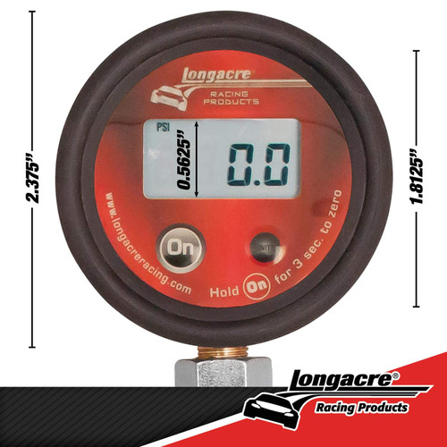 Longacre Basic Digital Tire Pressure Gauge - 0-100 Psi