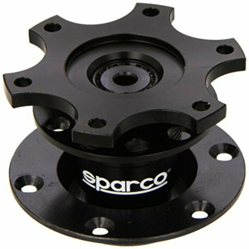 Sparco Steering Wheel Quick Release - Black
