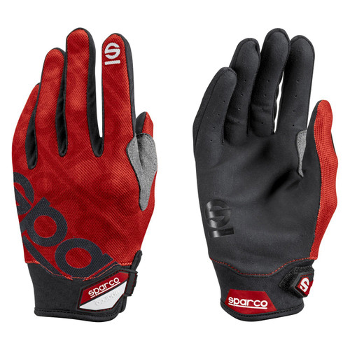 Sparco Meca 3 Red Mechanics Glove - Small