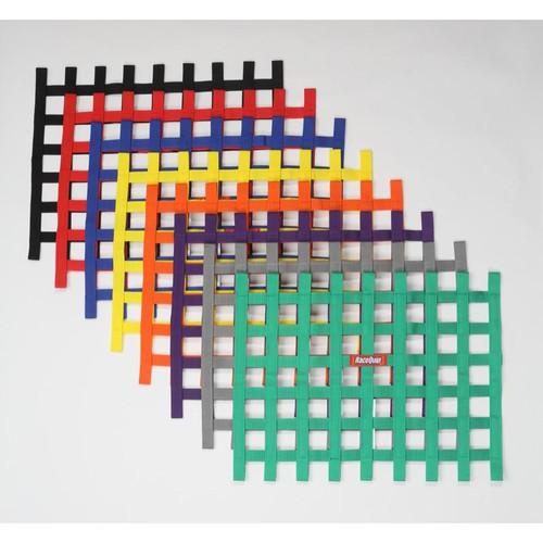 RaceQuip Racequip Ribbon Style Race Car Window Net Orange 18 H X 24 W 