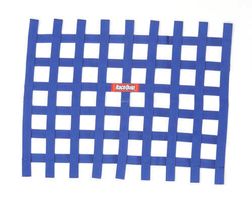 Racequip Ribbon Style Race Car Window Net Blue 18 H X 24 W