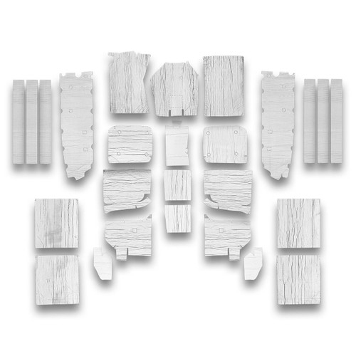 FLATLINE BARRIERS Flatline Barriers 64-66 Ford Mustang Coupe Full Insulation Kit 