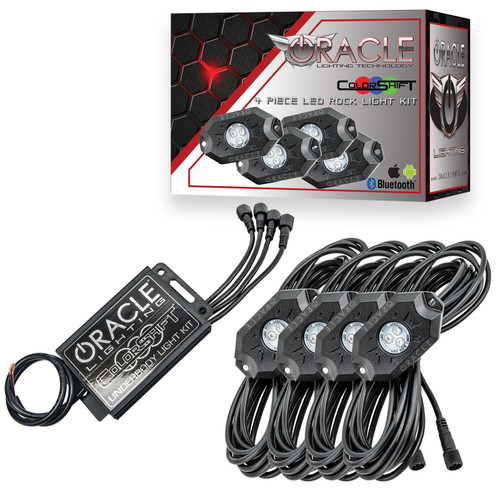 Oracle Lighting Colorshift Underbody Rock Light Kit - 4 Pack Bt Controller
