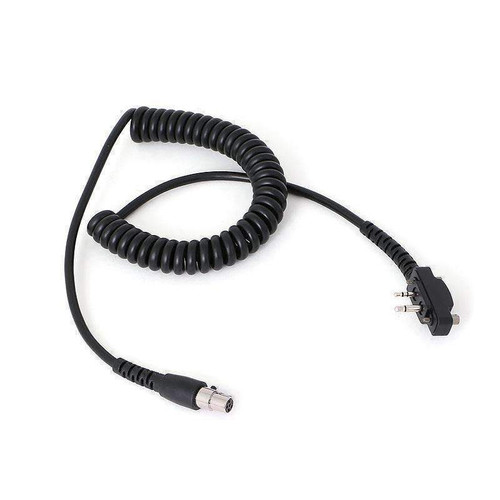 Rugged Radios Icom Bolt On Handheld Radio Headset Coil Cord