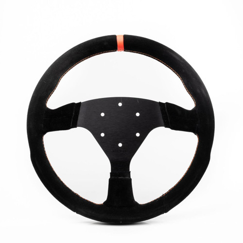 MPI 13" 6-Bolt Track Day Suede Steering Wheel   MPI 13" 6-Bolt Track Day Suede Steering Wheel