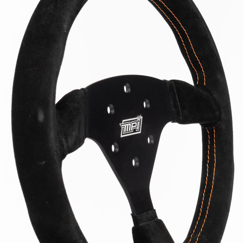  MPI 14" 6-Bolt Track Day Suede Steering Wheel 