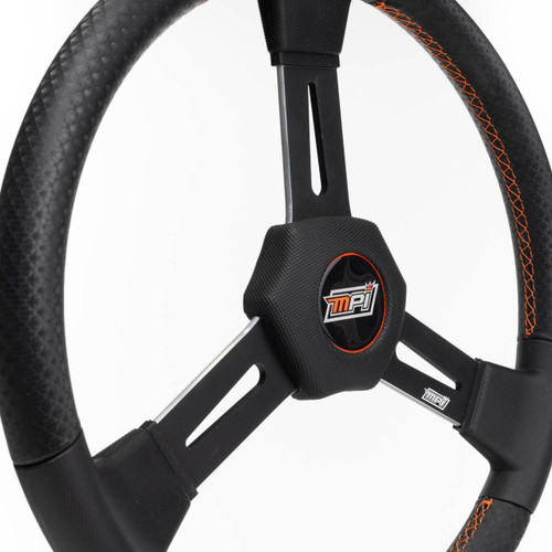 MPI 15" 3-Bolt Extreme Grip Dirt Racing Steering Wheel 