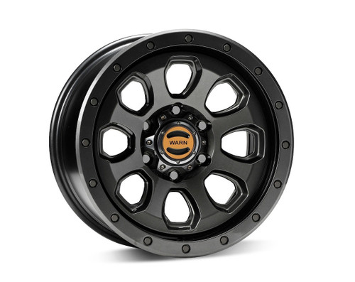 WARN Warn 104485 Wheel 17x8.5 Moonsault Black 6x5.5/6x139.7mm 