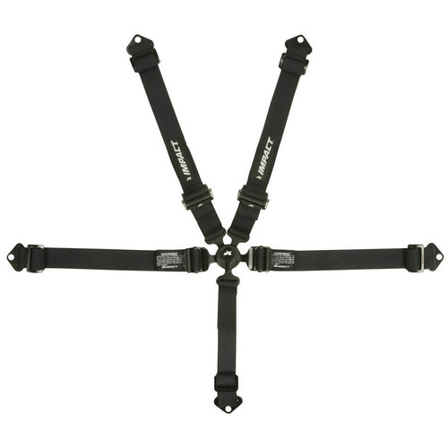 IMPACT RACING Impact Racing 57349226 5-PT Harness 2in Camlock Integral Lap Adjuster 