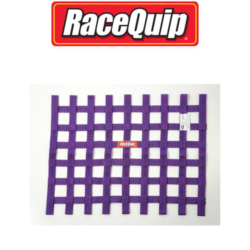 RaceQuip Racequip Ribbon Style Race Car Window Net Sfi 27.1 Certified Purple 18 H X 24 W 
