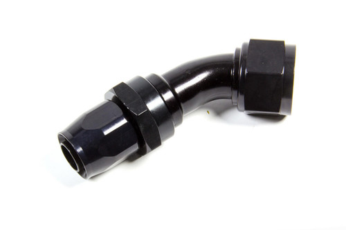 FRAGOLA Fragola 224515-BL Hose Fitting #16 45 Deg. to #12 Hose Black 