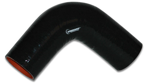 VIBRANT PERFORMANCE Vibrant Performance 2742 2-1/2in ID x 3-3/4in Lon g Silicone 90 Deg Elbow 