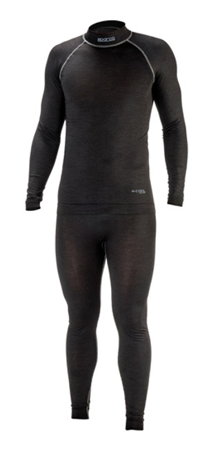 Sparco Shield Rw-9 Long Sleeved Undershirt - Black - Xl/2Xl