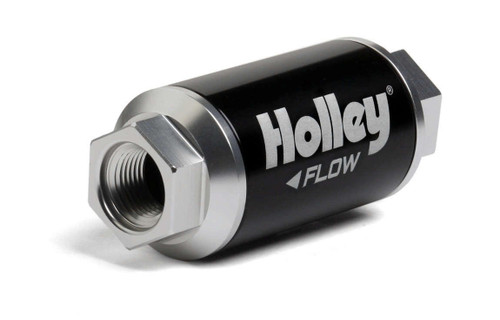 HOLLEY Holley 162-550 Billet HP Fuel Filter - 3/8NPT 10-Micron 100GPH 