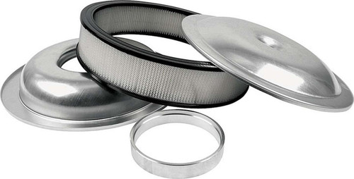  Allstar Performance ALL25912 LW 14in A/C Kit Plain 3-1/2in Paper Element 
