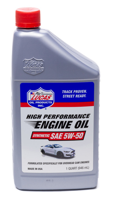 Lucas Oil Synthetic Sae 5W50 Oil 1 Quart