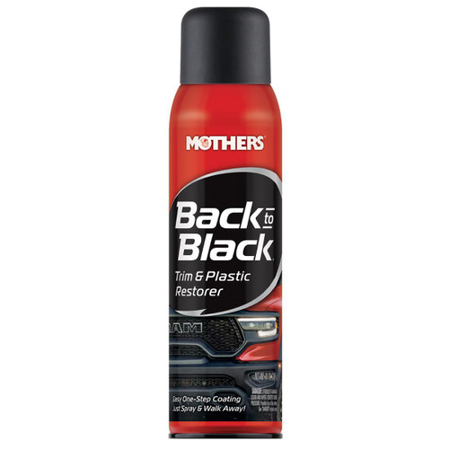 MOTHERS Mothers Back-To-Black Trim & Plastic Restorer - 10 Oz Aerosol 