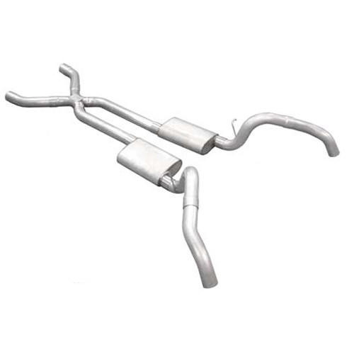 PYPES PERFORMANCE EXHAUST Pypes Performance Exhaust SGF60S 67-69 Camaro V8 2.5in Exhaust System w/X-Pipe 