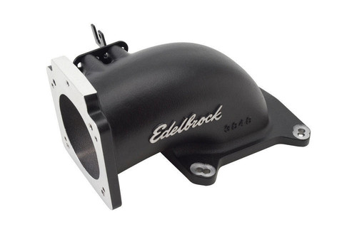 EDELBROCK Edelbrock 38483 90mm Low Profile T/B Intake Elbow 38483 