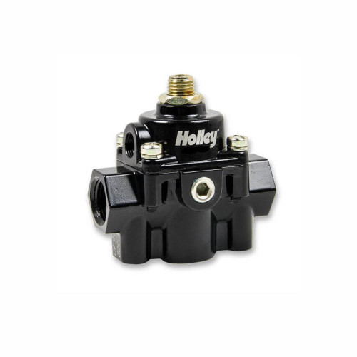 HOLLEY Holley 12-887 Fuel Pressure Regulator By-Pass Style 6psi Black 