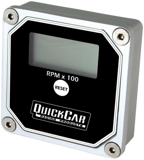 QUICKCAR RACING PRODUCTS Quickcar Racing Products 611-100 LCD Recall Tach Black 