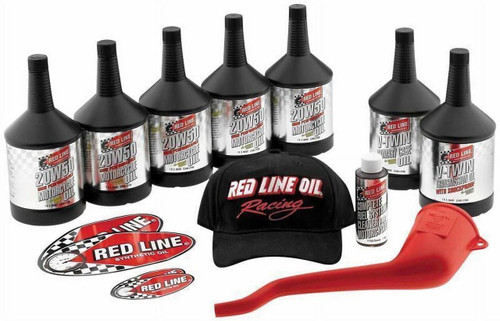  Redline Oil V-Twin 20W50 Powerpack - Complete Fluid Package 