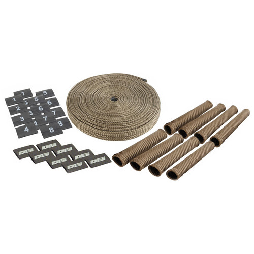 DESIGN ENGINEERING Design Engineering 10705 8 Cylinder - Titanium Protecta Boot & Wire Kit DSN10705 