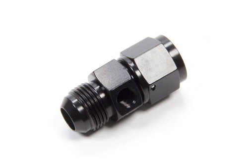 Fragola Gauge Adapter Fitting #10 Male/Female Black Frg495008-Bl