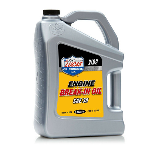 Lucas Oil Sae 30 Break-In Oil 5 Qt Bottle