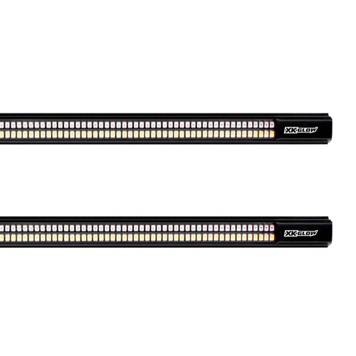 XKGlow Xkglow XK041022 48" White + Amber Running Board Step LED Light Bar Kit  XKGlow Xkglow XK041022 48" White + Amber Running Board Step LED Light Bar Kit