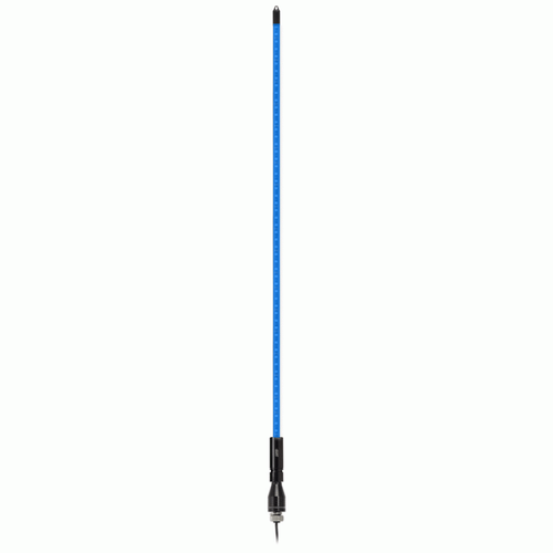 Metra Electronics Blue Led Whip Antenna - 4 Ft