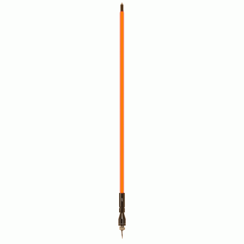 Metra Electronics Orange Fiber Optic Whip Antenna - 4 Ft