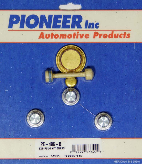 Pioneer Chevy Ls Freeze Plug Kit Brass