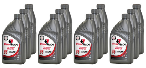 Penngrade Penngrade Full Synthetic 5W20 Case 12 X 1 Quart