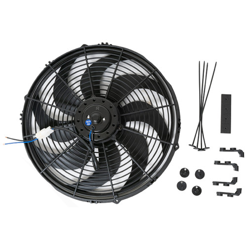 Racing Power Co-Packaged 14In Electric Cooling F An 12V Curved Blades
