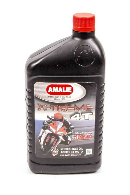 Amalie X-Treme 4T Sg Motorcycle Oil 10W40 1Qt