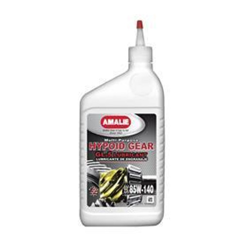 AMALIE Amalie Hypoid Gear Multi-Purpose 85W-140 Gl-5 Gear Oil - 1 Quart (Case Of 12)  AMALIE Amalie Hypoid Gear Multi-Purpose 85W-140 Gl-5 Gear Oil - 1 Quart (Case Of 12)