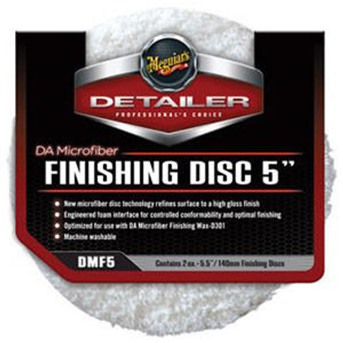 MEGUIARS PROFESSIONAL DETAIL PRODUCT Meguiar's DA Microfiber Finishing Disc 5" (2-Pack) DMF5 