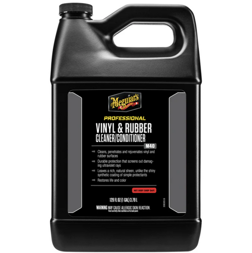 Meguiar's M40 Mirror Glaze Vinyl & Rubber Cleaner & Conditioner - 1 Gallon