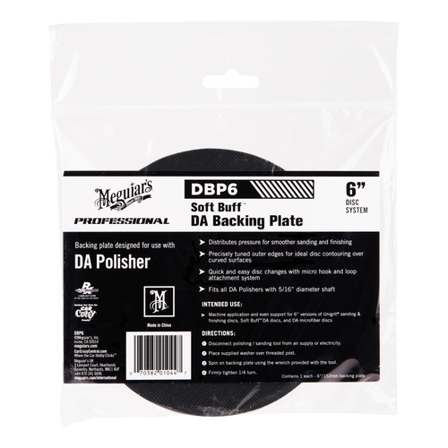 Meguiar's 6" Soft Buff Da Backing Plate