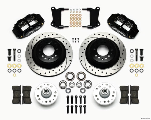 Wilwood Front Disc Brake Kit Blk 67-72 Camaro Nova 12.88