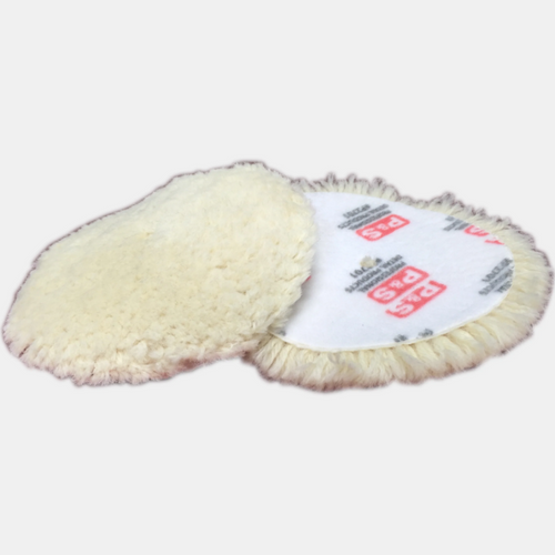 P&S Detail Products P2701 High Action D/A Wool Cutting Pad - White (6in. Pad)