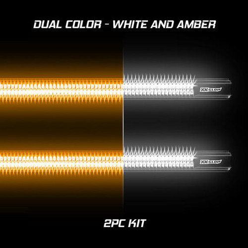 XKGlow XKGLOW XK041021 60" White + Amber Running Board Step LED Light Bar w Turn Signal  XKGlow XKGLOW XK041021 60" White + Amber Running Board Step LED Light Bar w Turn Signal