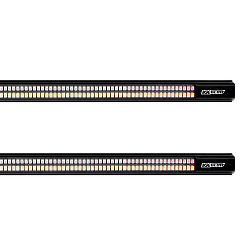 XKGlow XKGLOW XK041021 60" White + Amber Running Board Step LED Light Bar w Turn Signal  XKGlow XKGLOW XK041021 60" White + Amber Running Board Step LED Light Bar w Turn Signal