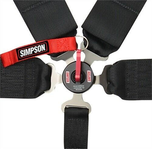 Simpson Racing 29110BKHL1X Simpson 5 PT LCL- X 55" LAP B/I P/D HEAD REST. HARN. BLACK   Simpson Racing 29110BKHL1X Simpson 5 PT LCL- X 55" LAP B/I P/D HEAD REST. HARN. BLACK