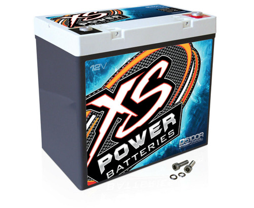 Xspower XS Power D5100R 3100 Amp AGM Power Cell Car Audio Battery + Terminal Hardware 